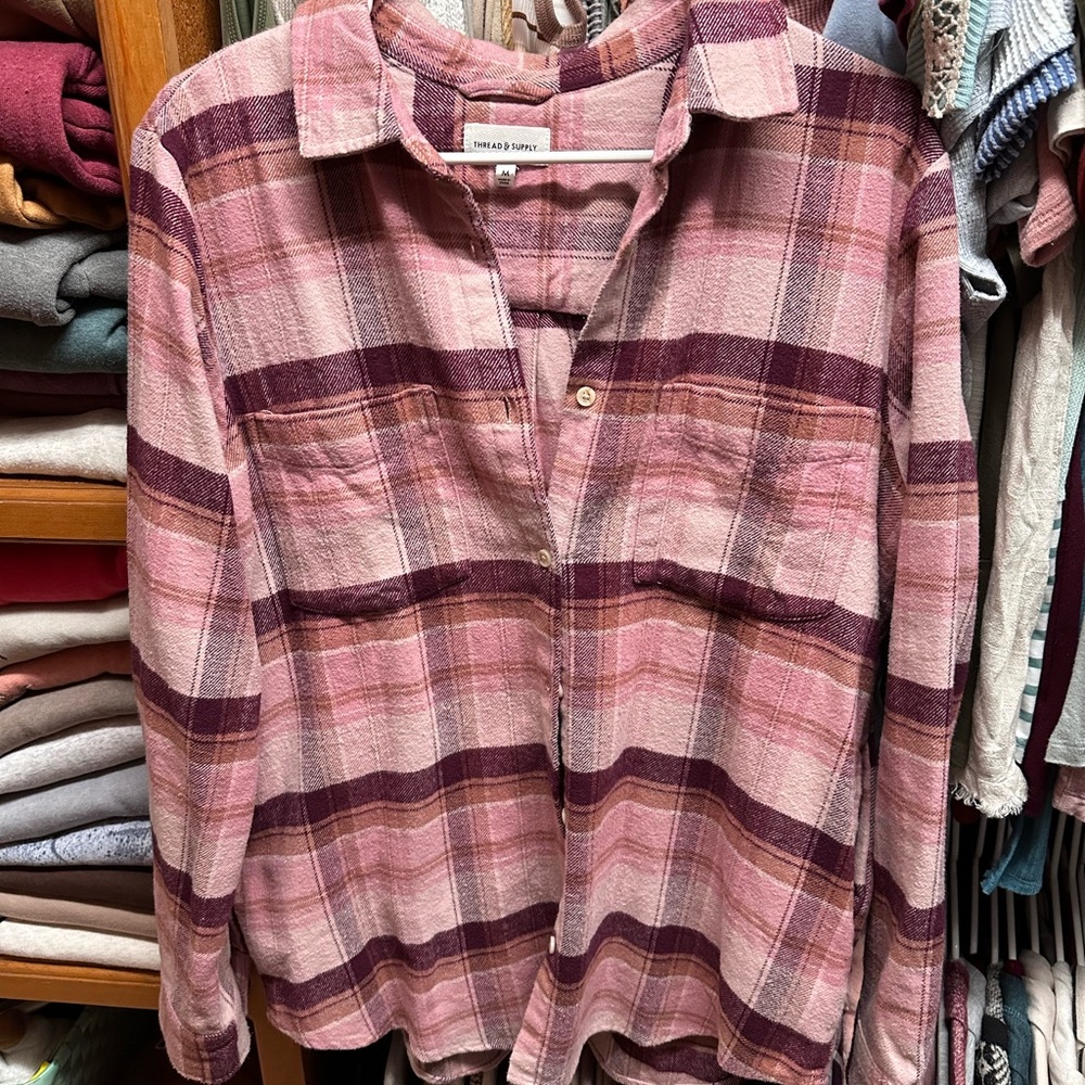 Thread & Supply Pink Flannel